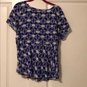 Old navy floral blouse